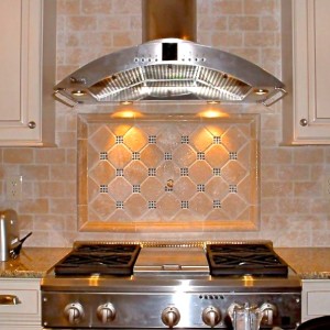 Kitchen stove tile | toscano tile and marble